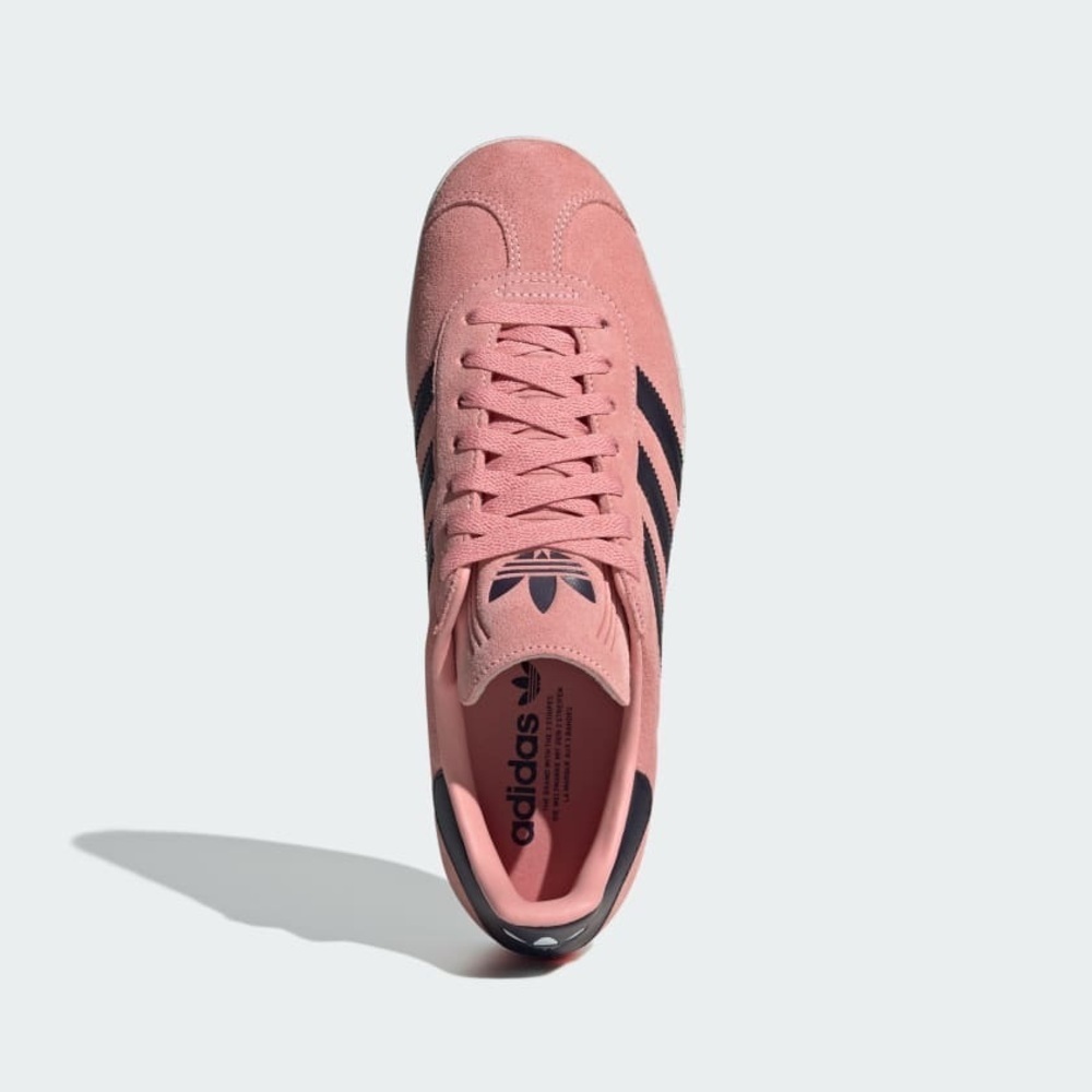 NIB NWT Men's Size 11.5 Adidas Gazelle in Pink with Black Stripes🔥🔥 - Picture 7 of 15